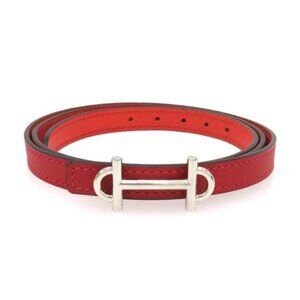 Hermes Red Size 85 Belt